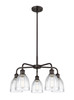 INNOVATIONS 516-5CR-OB-G442 Brookfield 5 23.75 inch Chandelier Oil Rubbed Bronze