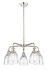 INNOVATIONS 516-5CR-PN-G442 Brookfield 5 23.75 inch Chandelier Polished Nickel