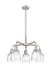 INNOVATIONS 516-5CR-SN-G442 Brookfield 5 23.75 inch Chandelier Satin Nickel