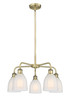 INNOVATIONS 516-5CR-AB-G441 Brookfield 5 23.75 inch Chandelier Antique Brass