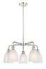 INNOVATIONS 516-5CR-PN-G441 Brookfield 5 23.75 inch Chandelier Polished Nickel