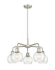 INNOVATIONS 516-5CR-SN-G124-6 Athens 5 24 inch Chandelier Satin Nickel