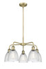 INNOVATIONS 516-5CR-AB-G382 Castile 5 24 inch Chandelier Antique Brass