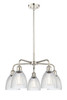INNOVATIONS 516-5CR-PN-G382 Castile 5 24 inch Chandelier Polished Nickel