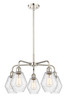INNOVATIONS 516-5CR-PN-G654-6 Cindyrella 5 24 inch Chandelier Polished Nickel