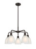 INNOVATIONS 516-5CR-OB-G381 Castile 5 24 inch Chandelier Oil Rubbed Bronze
