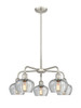 INNOVATIONS 516-5CR-SN-G92 Fenton 5 24.5 inch Chandelier Satin Nickel