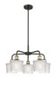 INNOVATIONS 516-5CR-BAB-G402 Niagra 5 24.5 inch Chandelier Black Antique Brass