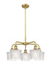 INNOVATIONS 516-5CR-BB-G402 Niagra 5 24.5 inch Chandelier Brushed Brass