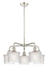 INNOVATIONS 516-5CR-PN-G402 Niagra 5 24.5 inch Chandelier Polished Nickel