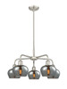 INNOVATIONS 516-5CR-SN-G93 Fenton 5 24.5 inch Chandelier Satin Nickel