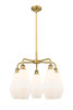INNOVATIONS 516-5CR-BB-G651-7 Cindyrella 5 25 inch Chandelier Brushed Brass