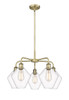 INNOVATIONS 516-5CR-AB-G652-8 Cindyrella 5 26 inch Chandelier Antique Brass