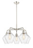INNOVATIONS 516-5CR-PN-G654-8 Cindyrella 5 26 inch Chandelier Polished Nickel