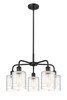 INNOVATIONS 516-5CR-BK-G1113 Cobbleskill 5 23 inch Chandelier Matte Black