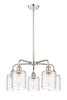 INNOVATIONS 516-5CR-PN-G1113 Cobbleskill 5 23 inch Chandelier Polished Nickel
