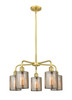 INNOVATIONS 516-5CR-SG-G116 Cobbleskill 5 23 inch Chandelier Satin Gold