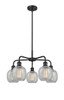 INNOVATIONS 516-5CR-BK-G105 Belfast 5 24 inch Chandelier Matte Black