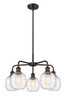 INNOVATIONS 516-5CR-OB-G1013 Belfast 5 24 inch Chandelier Oil Rubbed Bronze