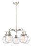 INNOVATIONS 516-5CR-PN-G1013 Belfast 5 24 inch Chandelier Polished Nickel