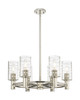 INNOVATIONS 434-6CR-PN-G434-7DE Crown Point 6 24 inch Chandelier Polished Nickel