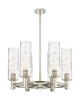 INNOVATIONS 434-6CR-PN-G434-12DE Crown Point 6 24 inch Chandelier Polished Nickel