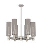 INNOVATIONS 434-6CR-PN-G434-12SM Crown Point 6 24 inch Chandelier Polished Nickel INNOVATIONS 434-6CR-PN-G434-12SM Crown Point 6 24 inch Chandelier Polished Nickel