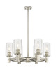 INNOVATIONS 434-6CR-PN-G434-7SDY Crown Point 6 24 inch Chandelier Polished Nickel