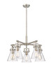 INNOVATIONS 411-5CR-SN-G411-7CL Newton Cone 5 26 inch Chandelier Satin Nickel