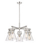 INNOVATIONS 411-5CR-PN-G411-7SDY Newton Cone 5 26 inch Chandelier Polished Nickel