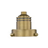 INNOVATIONS 002H-BB Winchester 2 inch Socket Cover Brushed Brass