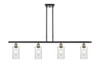 INNOVATIONS 516-4I-BAB-G804 Clymer 4 48 inch Island Light Black Antique Brass