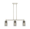 INNOVATIONS 434-3I-PN-G434-7SM Crown Point 3 30.5 inch Island Lighting Polished Nickel