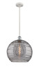 INNOVATIONS 516-1P-WPC-G1213-14SM Deco Swirl 1 Light 13.75 inch Pendant White and Polished Chrome