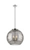 INNOVATIONS 221-3S-PC-G1213-18SM Deco Swirl 3 Light 17.875 inch Pendant Polished Chrome