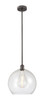 INNOVATIONS 616-1S-OB-G124-14 Athens 1 Light 13.75 inch Pendant Oil Rubbed Bronze