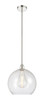 INNOVATIONS 616-1S-PN-G124-14 Athens 1 Light 13.75 inch Pendant Polished Nickel