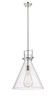 INNOVATIONS 411-1SL-PN-G411-16CL Newton Cone 1 16 inch Pendant Polished Nickel