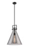 INNOVATIONS 411-1SL-BK-G411-16SM Newton Cone 1 16 inch Pendant Matte Black