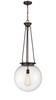 INNOVATIONS 221-1P-OB-G204-16 Beacon 1 16 inch Pendant Oil Rubbed Bronze