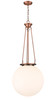 INNOVATIONS 221-1P-AC-G201-18 Beacon 1 18 inch Pendant Antique Copper