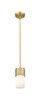 INNOVATIONS 428-1S-BB-G428-7WH Bolivar 1 4.75 inch Pendant Brushed Brass