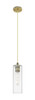 INNOVATIONS 434-1P-BB-G434-12CL Crown Point 1 4.5 inch Pendant Brushed Brass