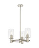 INNOVATIONS 434-3CR-PN-G434-7CL Crown Point 3 18 inch Pendant Polished Nickel