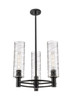 INNOVATIONS 434-3CR-BK-G434-12DE Crown Point 3 18 inch Pendant Matte Black