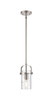 INNOVATIONS 423-1S-SN-G423-7DE Pilaster II Cylinder 1 5 inch Pendant Satin Nickel