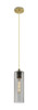 INNOVATIONS 434-1P-BB-G434-12SM Crown Point 1 4.5 inch Pendant Brushed Brass