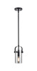 INNOVATIONS 423-1S-BK-G423-7SM Pilaster II Cylinder 1 5 inch Pendant Matte Black