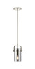 INNOVATIONS 423-1S-PN-G423-7SM Pilaster II Cylinder 1 5 inch Pendant Polished Nickel