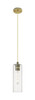 INNOVATIONS 434-1P-BB-G434-12SDY Crown Point 1 4.5 inch Pendant Brushed Brass